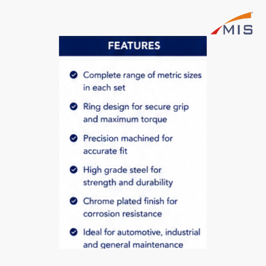 RING SPANNER SETS