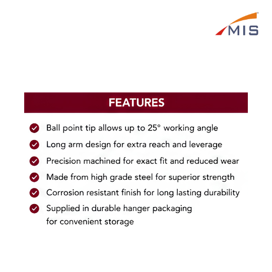 ALLEN KEY LONG BALL POINT SET (MM)