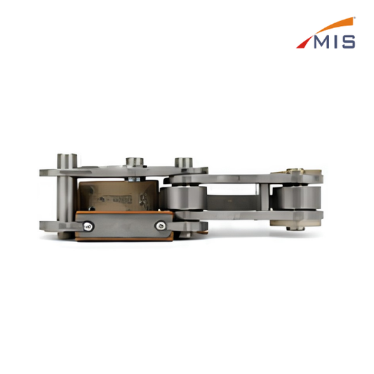 COMPLETE TRANSPORT CHAIN BEARING TYPE WITH SINTERED SLIDING PIECES