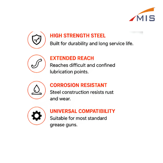 GREASE GUN STEEL EXTENSIONS