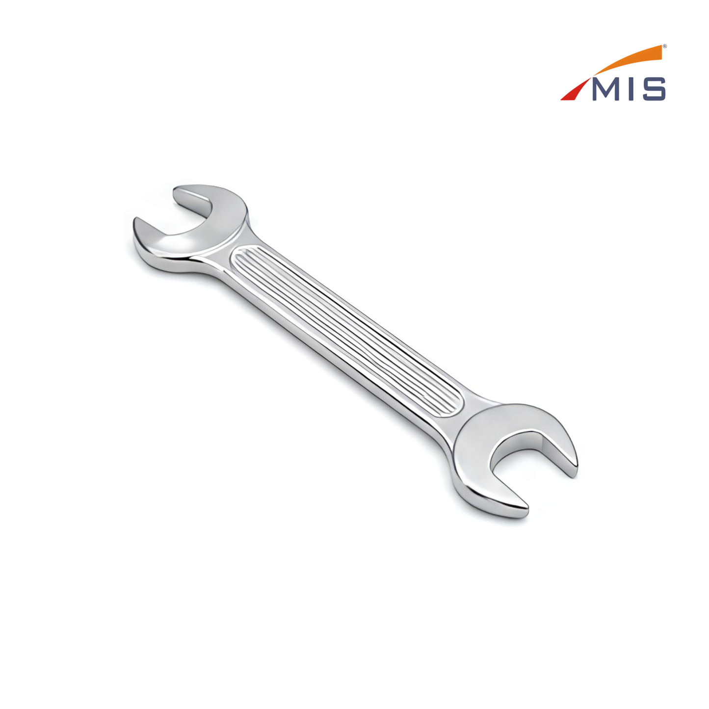 DOUBLE ENDED OPEN JAW SPANNERS - RIBBED