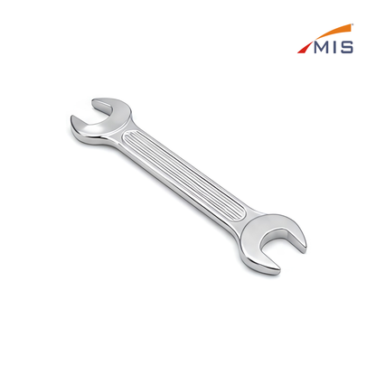 DOUBLE ENDED OPEN JAW SPANNERS - RIBBED