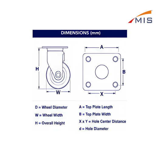 ILOT CASTER WHEEL (Movable)