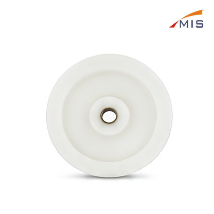 SOLID TROLLEY WHEEL WHITE