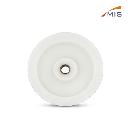 SOLID TROLLEY WHEEL WHITE