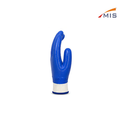 Blue hand Gloves (Nitrile Coated)
