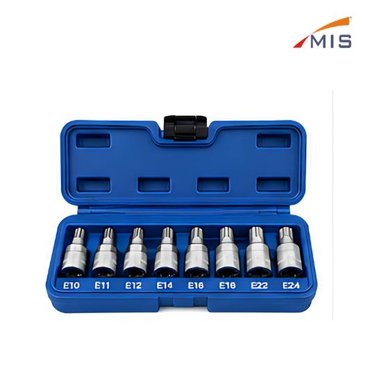 E - SOCKETS SET - 12.7mm (1/2) SQUARE DRIVE
