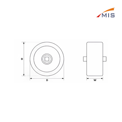 PP WHEEL ASSEMBLY