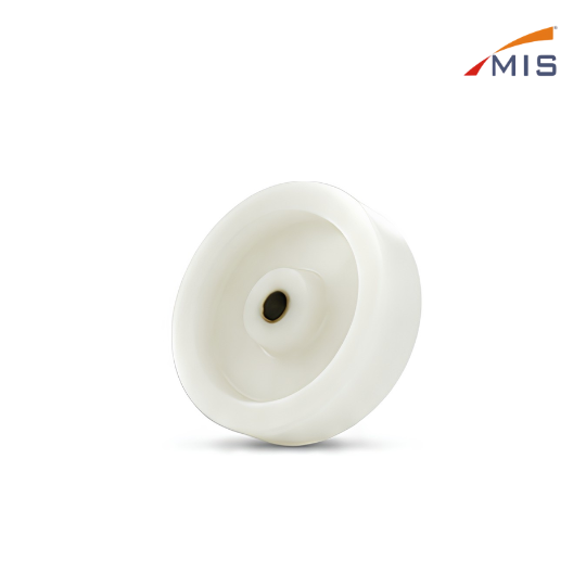 SOLID TROLLEY WHEEL WHITE
