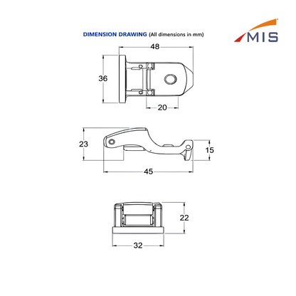 ALUMINIUM SMALL TYPE PINBLOCK