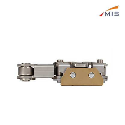 COMPLETE TRANSPORT CHAIN WITH SINTERED SLIDING PIECES