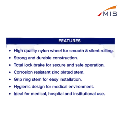 MEDICAL CASTER WHEEL