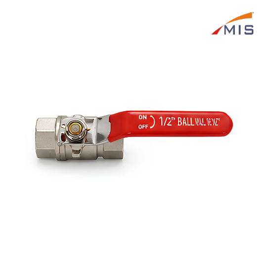 CHROME PLATED BRASS BALL VALVE