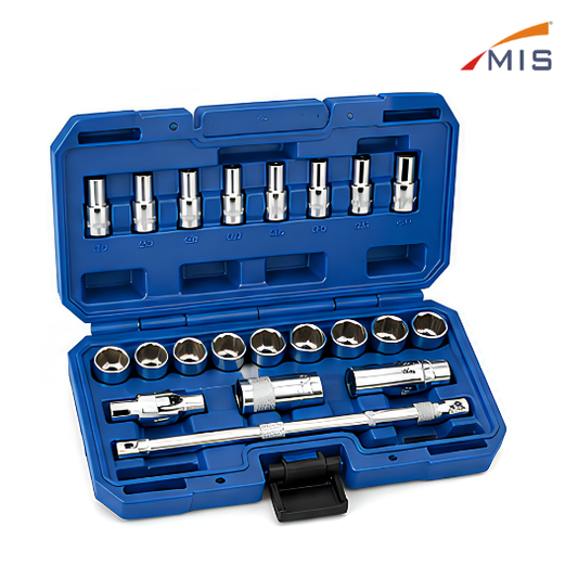 MITTAL INDUSTRIAL STORES PRODUCTS
Professional 3/8 socket wrench set
Industrial hand tool socket set 20 pcs
Heavy duty socket set box kit
Precision socket set 3/8 drive
Tool kit blow mould case socket set
Mittal Industrial Stores socket se 3/8 Drive Socket Set
20 Pcs Socket Set
Blow Moulding Box Socket Set
Industrial Socket Tool Kit
Automotive Socket Set
Chrome Vanadium Socket Set
Mechanical Hand Tool Set
Professional Socket Set India
Durable Tool Kit Socket Set
Mittal Industrial Stores