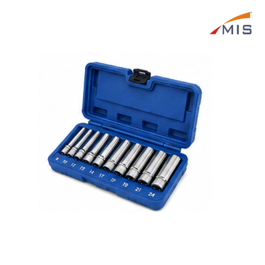 1/2" DRIVE DEEP SOCKET SET (11 PCS.)