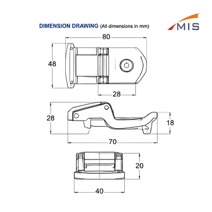 ALUMINIUM LIGHT TYPE PINBLOCK