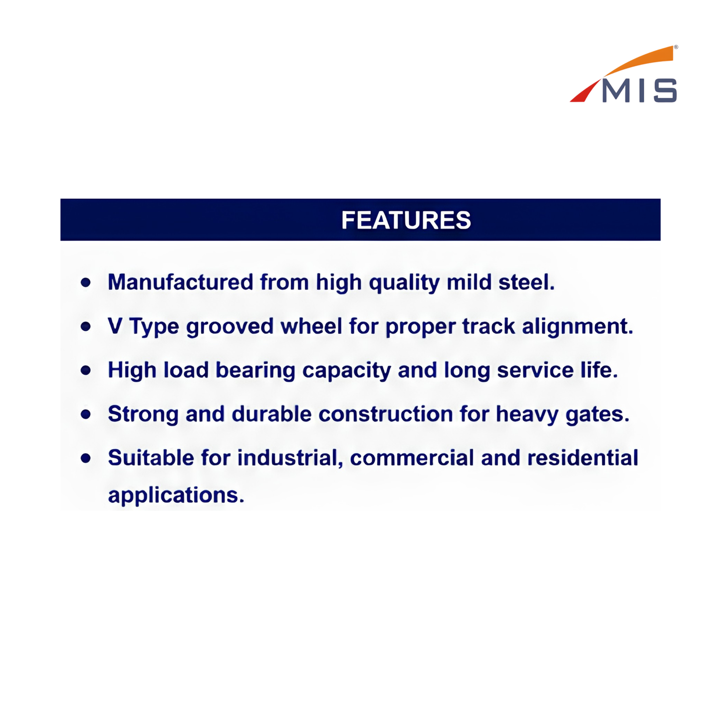 MS GATE WHEEL (V Type)