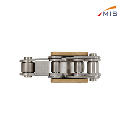 COMPLETE TRANSPORT CHAIN WITH SINTERED SLIDING PIECES