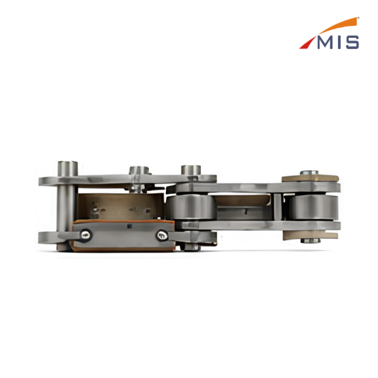 COMPLETE TRANSPORT CHAIN BEARING TYPE WITH SINTERED SLIDING PIECES