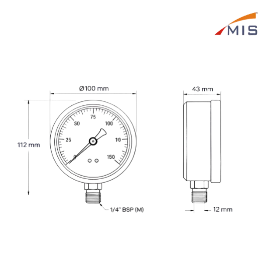 MS PRESSURE GAUGE