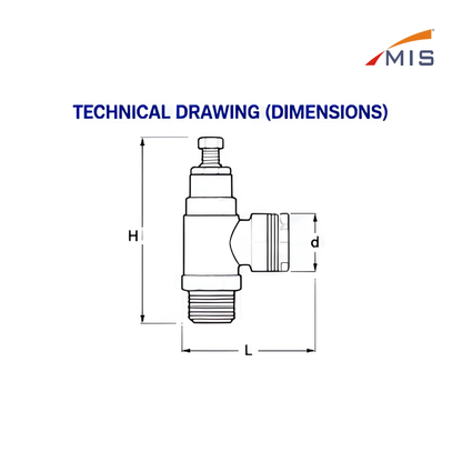 GM SAFETY VALVE ANGLE TYPE