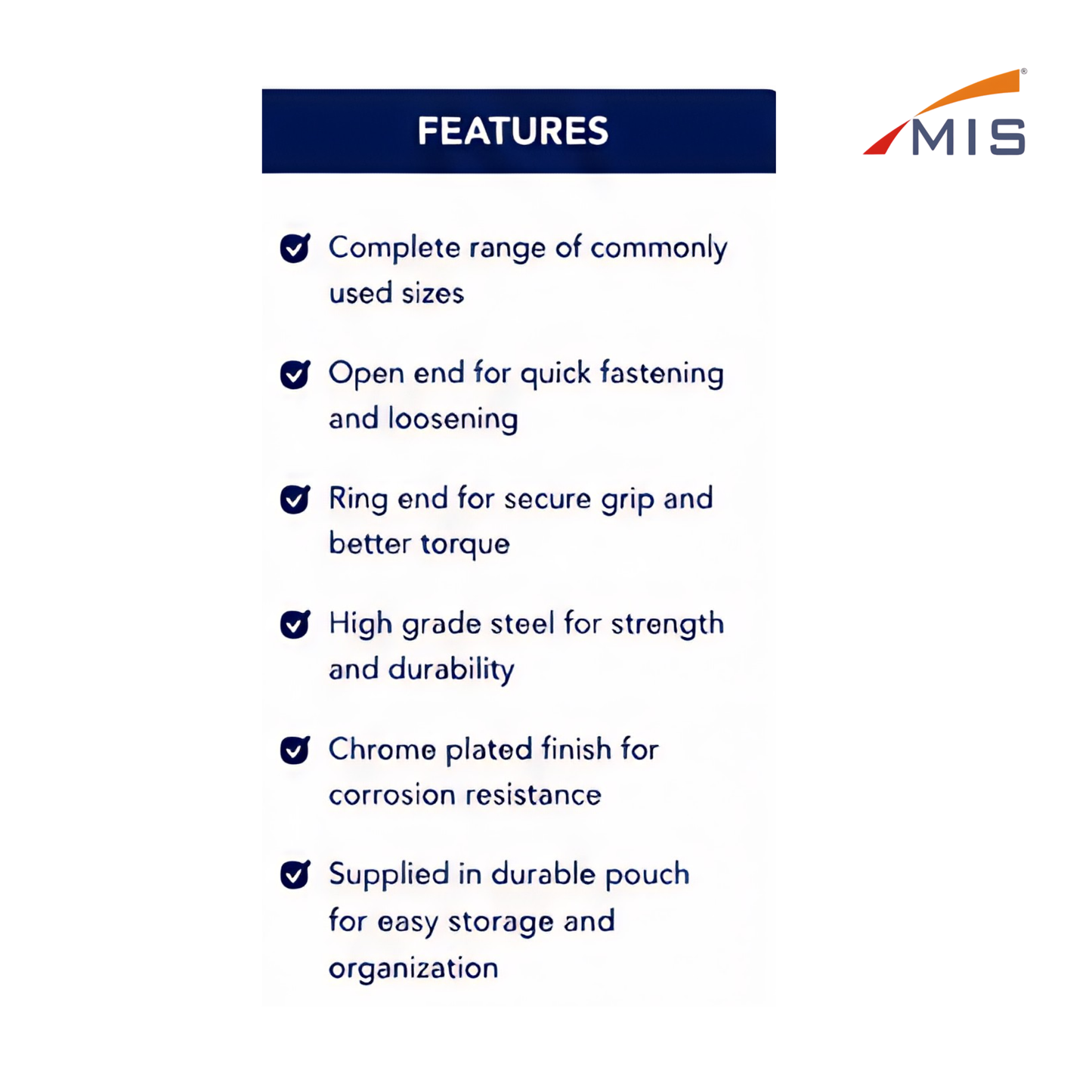COMBINATION SPANNER SETS