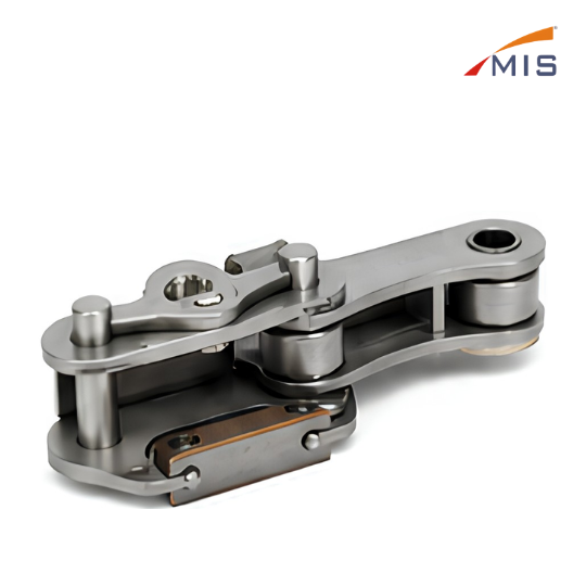 COMPLETE TRANSPORT CHAIN BEARING TYPE WITH SINTERED SLIDING PIECES