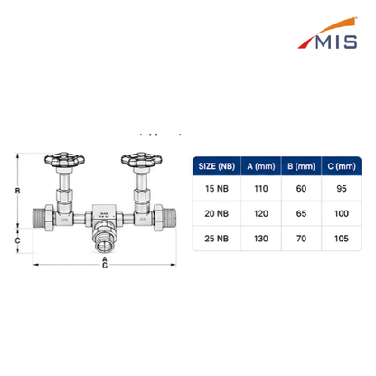 SS WATER LEVEL GAUGE SET