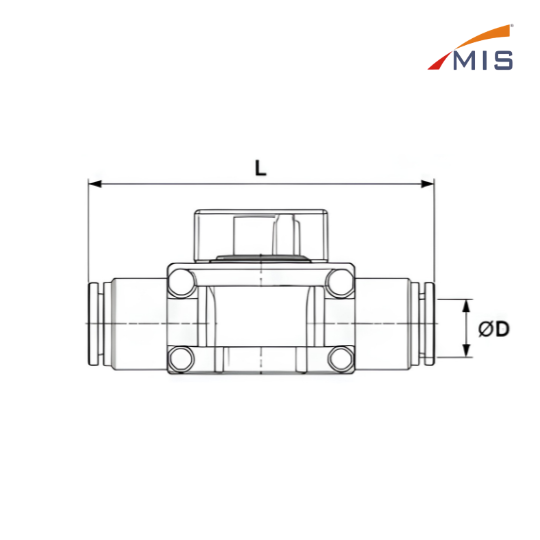 IN LINE HAND VALVE SHVFF