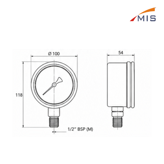 SS PRESSURE GAUGE