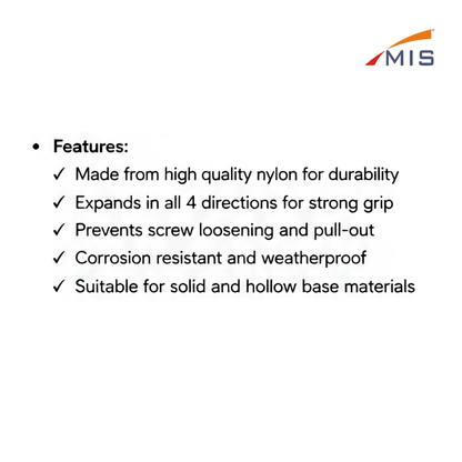 NYLON WALL PLUG (EXPANSION PLUG)