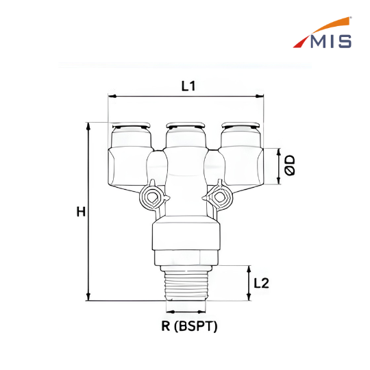 MALE TRIPLE BRANCH SPKB