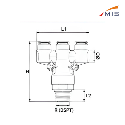 MALE TRIPLE BRANCH SPKB