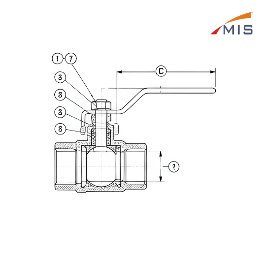 CHROME PLATED BRASS BALL VALVE