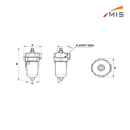 Q SERIES FRL AIR LUBRICATOR