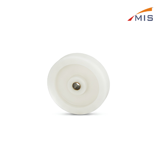SOLID TROLLEY WHEEL WHITE