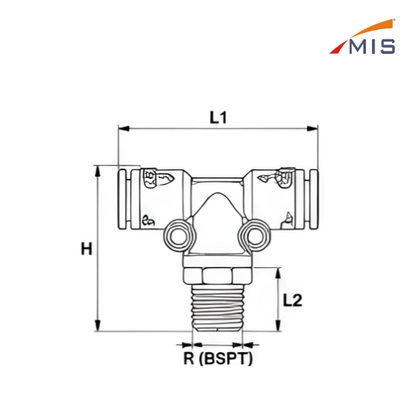 MALE BRANCH TEE SPB (SPT)