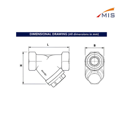 SS Y TYPE STRAINER