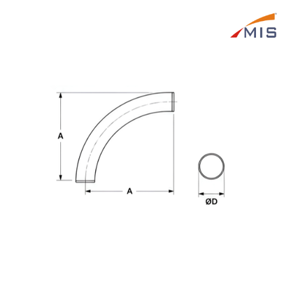 GI LONG BAND 90° BEND