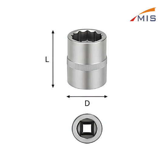 SOCKETS SET - 19mm (3/4") SQUARE DRIVE