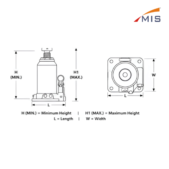 HYDRAULIC BOTTLE JACK