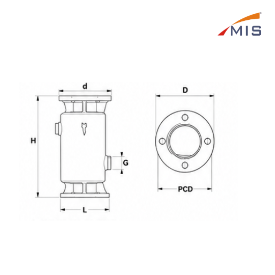 WATER SEPARATOR FLANGE