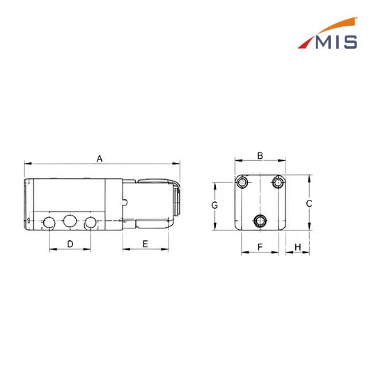 5/2 SINGLE PILOT VALVE (4A-210 - 06)