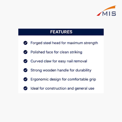 CLAW HAMMER WITH HANDLE