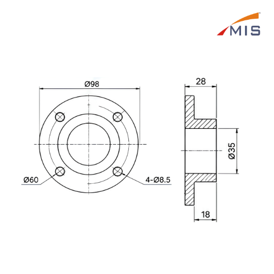 FOLDING CI FLANGE