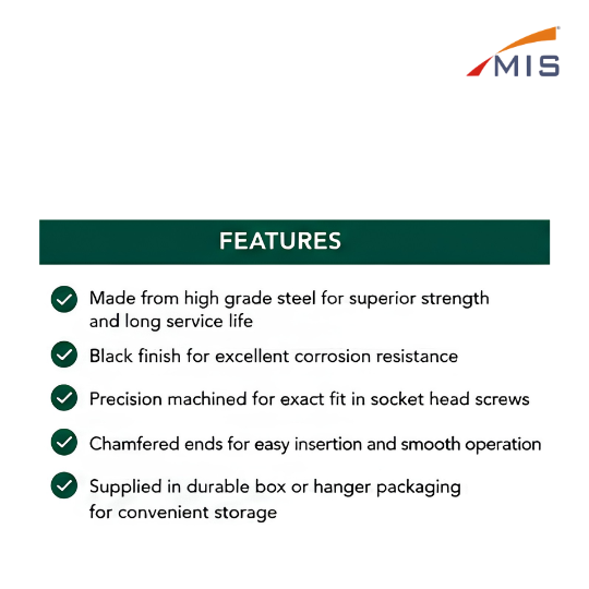 ALLEN KEY SETS BLACK FINISH