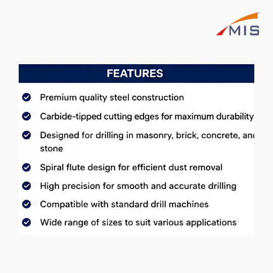 MASONRY DRILL BITS