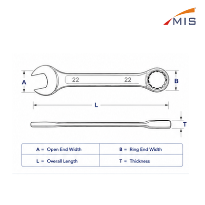 COMBINATION SPANNERS (CHROME PLATED)