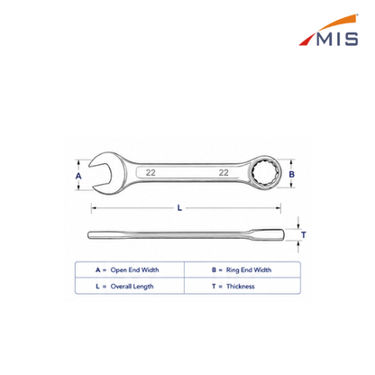 COMBINATION SPANNERS (MIRROR FINISH CHROME PLATED)